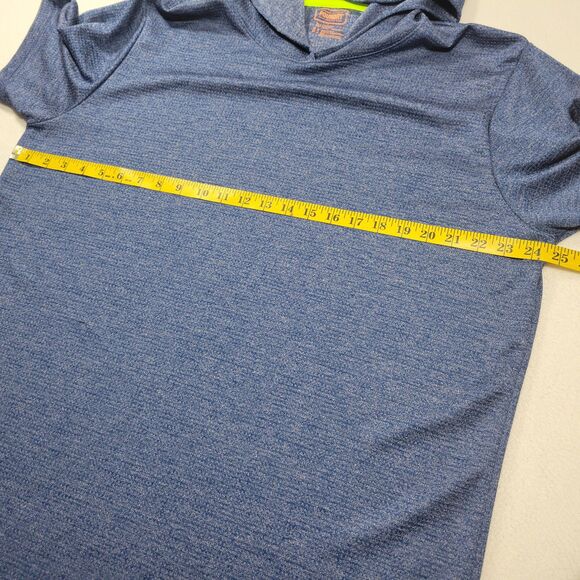 Foundry Men's SS Hooded Pullover Blue XLT - Picture 8 of 9